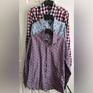 Express Men's button down shirts- L- set of 3